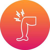 Pain Icon Design Symbol vector