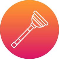 Plunger Icon Design Symbol vector