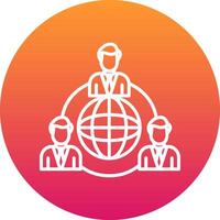 Outsourcing Icon Design Symbol vector