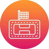 Race Track Icon Design Symbol vector