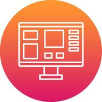 Mood Board Icon Design Symbol vector