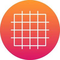Grid Icon Design Symbol vector