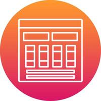 Mood Board Icon Design Symbol vector
