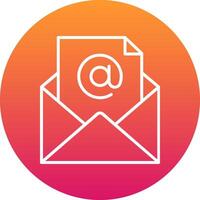 Mail Icon Design Symbol vector