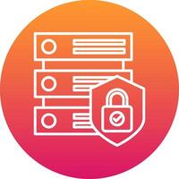 Database Icon Design Symbol vector
