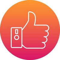 Like Icon Design Symbol vector