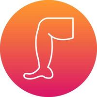 Leg Icon Design Symbol vector