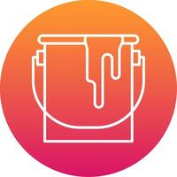Paint Can Icon Design Symbol vector