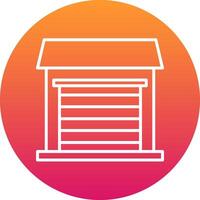 Garage Icon Design Symbol vector