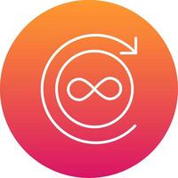 Infinite Icon Design Symbol vector