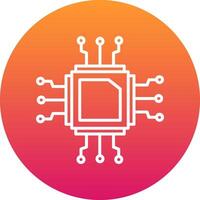 Cpu Icon Design Symbol vector