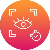 Eye Recognition Icon Design Symbol vector