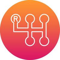 Gearshift Icon Design Symbol vector