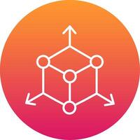Dimensions Icon Design Symbol vector