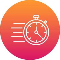Fast Time Icon Design Symbol vector