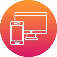 Device Icon Design Symbol vector