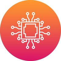 Cpu Icon Design Symbol vector