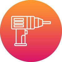 Drilling Machine Icon Design Symbol vector