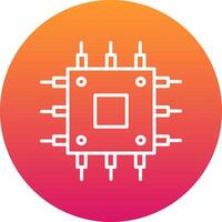 Chip Icon Design Symbol vector