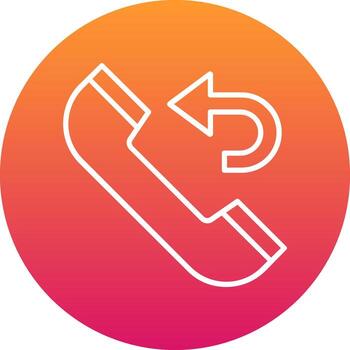 Callback Icon Design Symbol vector