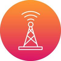 Broadcast Icon Design Symbol vector