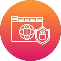 Browser Icon Design Symbol vector