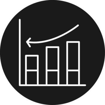 Decrease Icon Design Symbol vector