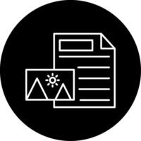Document Icon Design Symbol vector