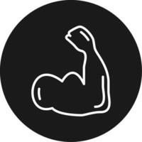 Muscle Icon Design Symbol vector