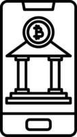 Mobile Banking Icon Design Symbol vector