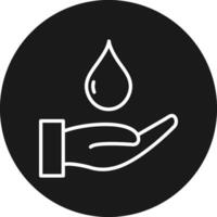 Save Water Icon Design Symbol vector