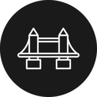 Tower Bridge Icon Design Symbol vector