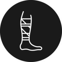 Splint Icon Design Symbol vector