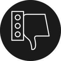 Thumb Down Icon Design Symbol vector