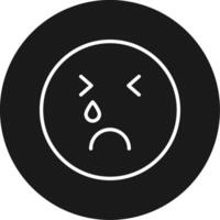 Crying Icon Design Symbol vector