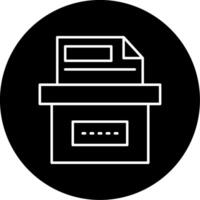 Storage Box Icon Design Symbol vector