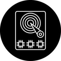 Hard Disk Drive Icon Design Symbol vector