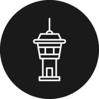 Control Tower Icon Design Symbol vector