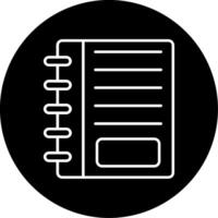 Diary Icon Design Symbol vector