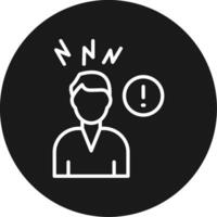 Panic Icon Design Symbol vector