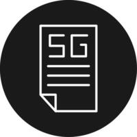 Document Icon Design Symbol vector