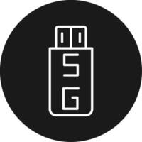 Usb Flash Drive Icon Design Symbol vector