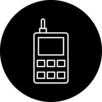 Old Mobile Phone Icon Design Symbol vector