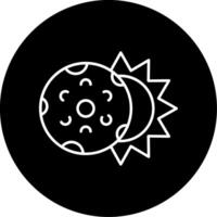 Eclipse Icon Design Symbol vector