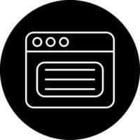 Web Browser Icon Design Symbol vector