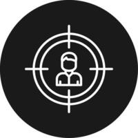 Target Audience Icon Design Symbol vector