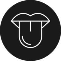 Tongue Icon Design Symbol vector