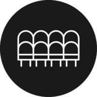 Grandstand Icon Design Symbol vector