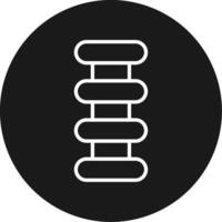 Spine Icon Design Symbol vector