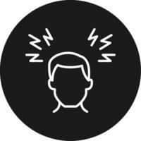 Headache Icon Design Symbol vector